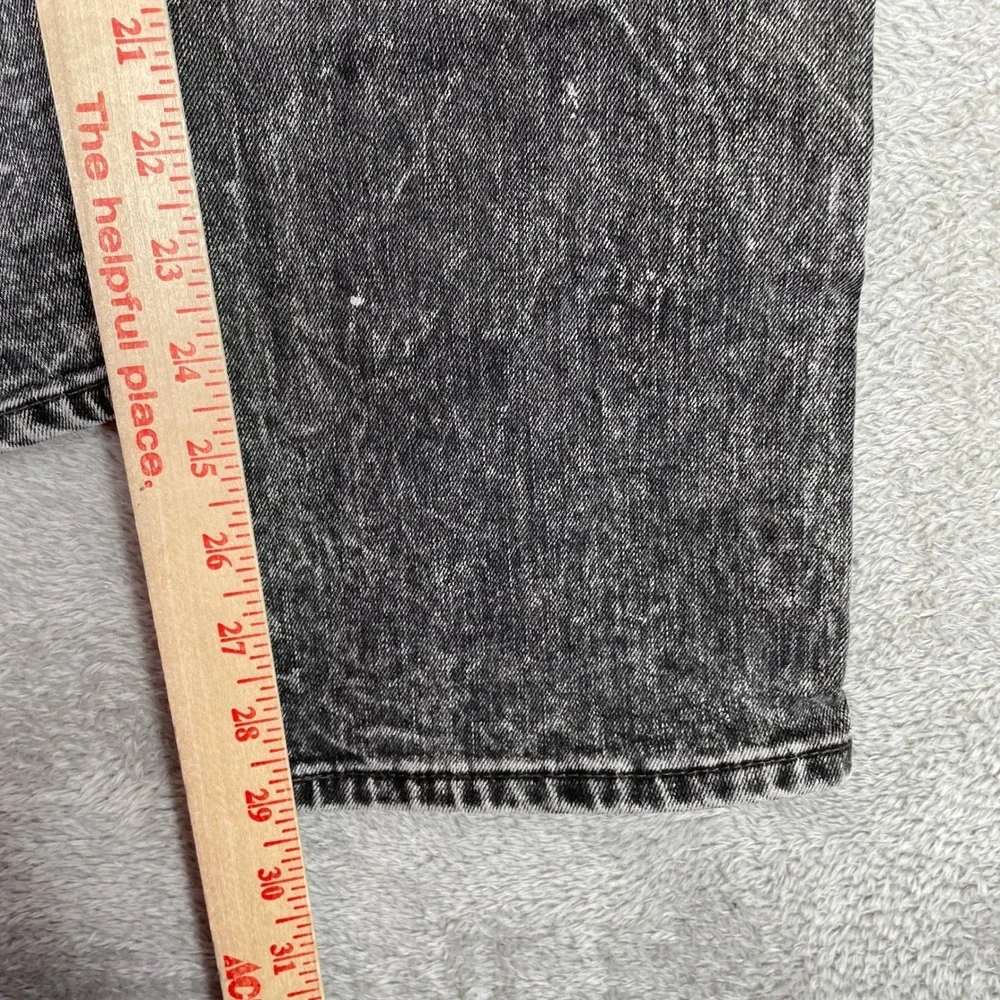 Levi 511 Slim Fit‎ Jeans Mens 31x29 Black Acid Wash Stretch Denim Grunge Skater